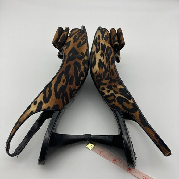 J.Renee Rio Leopard Print Heels Size 8M - Picture 5 of 9